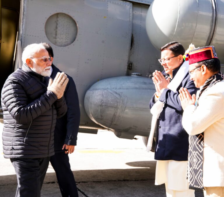 प्रधानमंत्री की हर्षिल मुखवा यात्रा